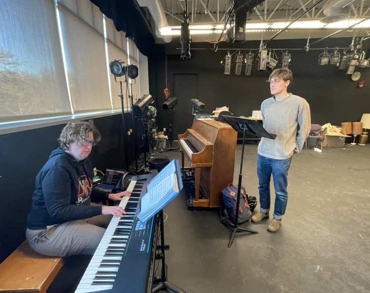 accompanying a student